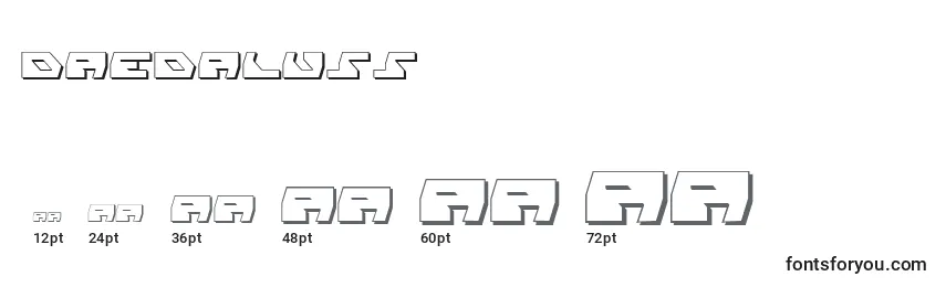 Daedaluss Font Sizes