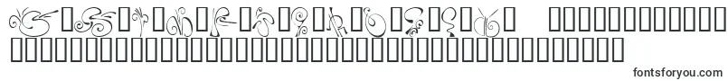 KrFleurFlair5 Font – Fonts for Autocad