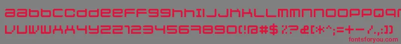 Jethosefull Font – Red Fonts on Gray Background