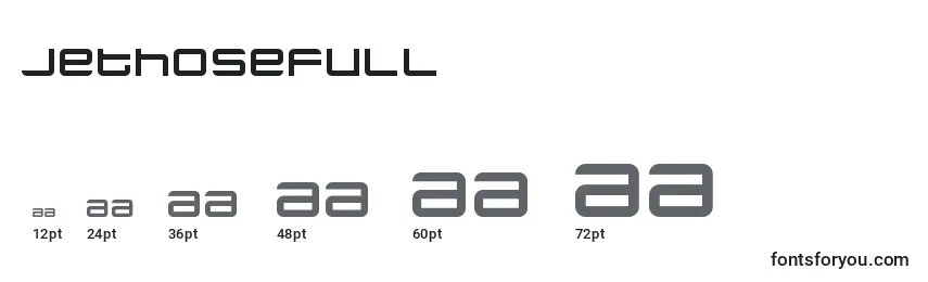Jethosefull Font Sizes
