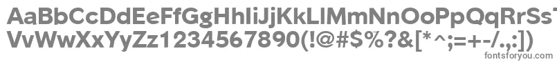 フォントPhinsterExtraboldRegular – 白い背景に灰色の文字