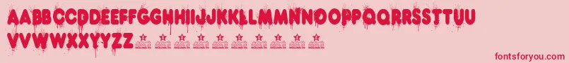 HotDogPersonalUse Font – Red Fonts on Pink Background