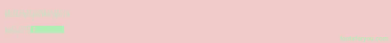TsGaunt-Schriftart – Grüne Schriften auf rosa Hintergrund
