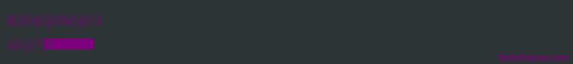 TsGaunt Font – Purple Fonts on Black Background