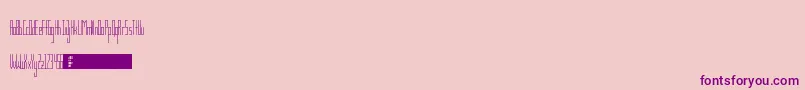Czcionka TsGaunt – fioletowe czcionki na różowym tle