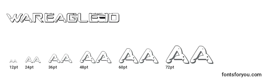 Wareagle3D Font Sizes