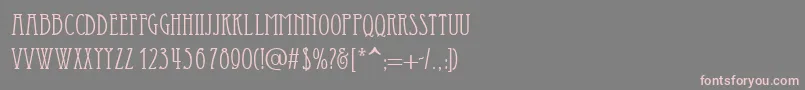 Essediai Font – Pink Fonts on Gray Background