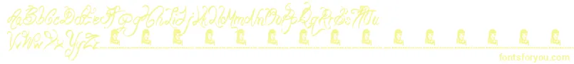 BeautyPagent Font – Yellow Fonts