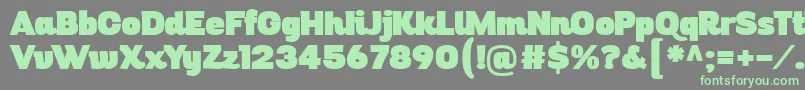 DigitalinoRev11 Font – Green Fonts on Gray Background