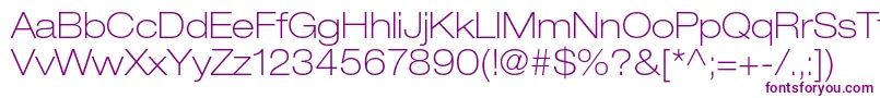 More about HelveticaneueltstdThex Font HelveticaneueltstdThex Font – Purple Fonts on White Background