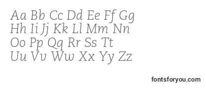 CaecilialtstdLightitalic Font