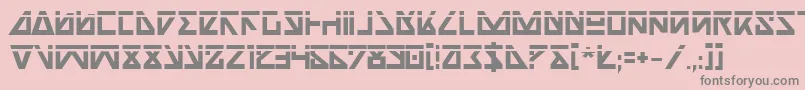 NickTurboBoldLaser Font – Gray Fonts on Pink Background