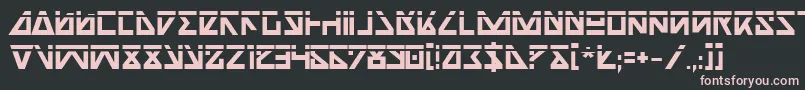 NickTurboBoldLaser Font – Pink Fonts on Black Background
