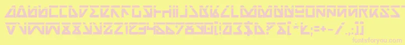 NickTurboBoldLaser Font – Pink Fonts on Yellow Background