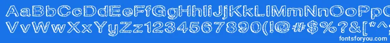 More about Waterontheoil Font Waterontheoil Font – White Fonts on Blue Background