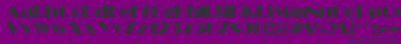Więcej informacji o czcionce ShowLight Czcionka ShowLight – czarne czcionki na fioletowym tle