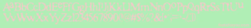 En savoir plus sur la police RomanAcid Police RomanAcid – polices roses sur fond vert