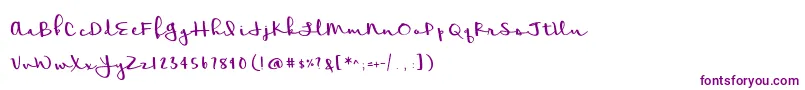 Meadowbrook Font – Purple Fonts