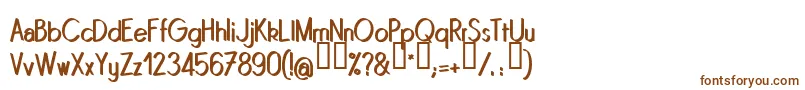 Quinrg-fontti – ruskeat fontit