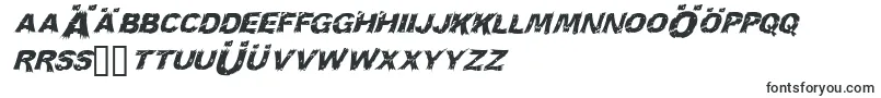 WoodcutItalic-fontti – saksalaiset fontit