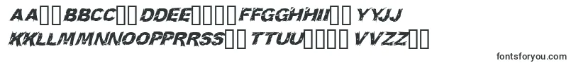 WoodcutItalic-fontti – liettualaiset fontit