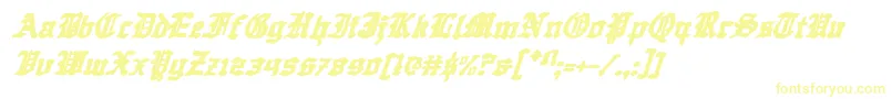 QuestKnightItalic Font – Yellow Fonts