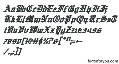  QuestKnightItalic font