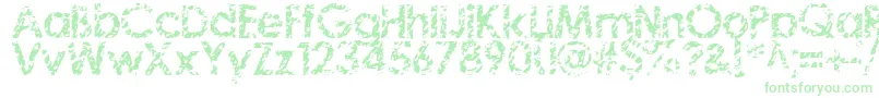 WhatsupWitchoo Font – Green Fonts on White Background