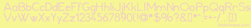 More about Minerva1 Font Minerva1 Font – Pink Fonts on Yellow Background