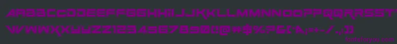 Weitere Informationen zur SpaceRangerAcademyRegular-Schriftart SpaceRangerAcademyRegular-Schriftart – Violette Schriften auf schwarzem Hintergrund