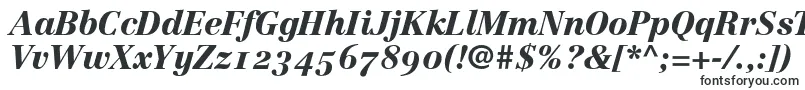 LinotypeCentennial96BlackItalicOldstyleFigures-Schriftart – Standard-Schriften