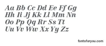 Шрифт LinotypeCentennial96BlackItalicOldstyleFigures