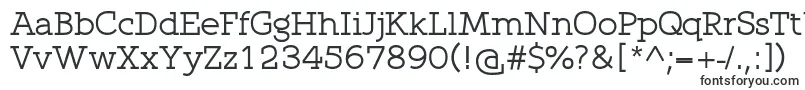 Qlarendon-fontti – Serifeillä varustetut fontit