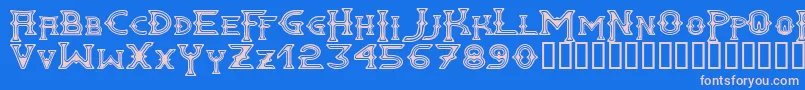 More about Gawain ffy Font Gawain ffy Font – Pink Fonts on Blue Background