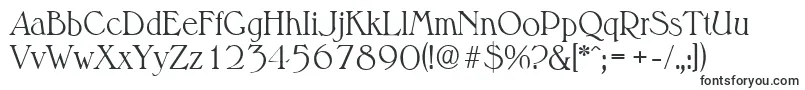 Шрифт MelbourneserialLightRegular – стильные шрифты
