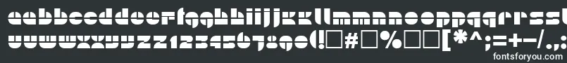 Шрифт Pln – белые шрифты