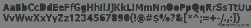 DreamerEternal Font – Black Fonts on Gray Background
