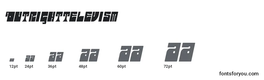 OutrightTelevism Font Sizes