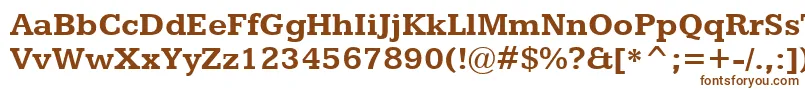 KameronBold Font – Brown Fonts on White Background