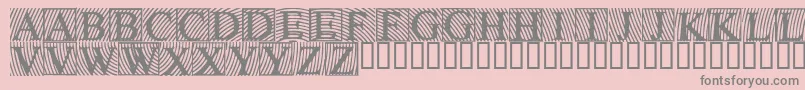 Więcej informacji o czcionce Lowengravedcapsdark Czcionka Lowengravedcapsdark – szare czcionki na różowym tle