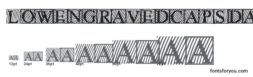 Lowengravedcapsdark Font Sizes
