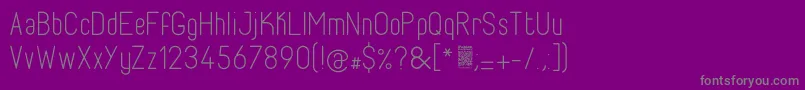 More about FabioloLight Font FabioloLight Font – Gray Fonts on Purple Background