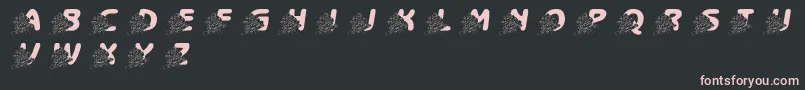 LmsABerryNiceGirl Font – Pink Fonts on Black Background