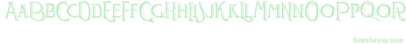 Шрифт Watson – зелёные шрифты