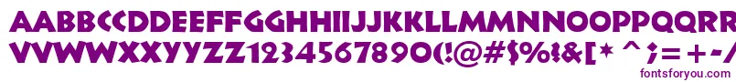 Infr011n-Schriftart – Violette Schriften auf weißem Hintergrund