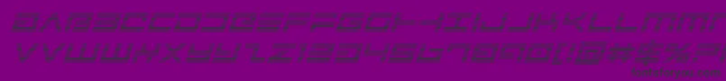 Шрифт Avengergradital – чёрные шрифты на фиолетовом фоне