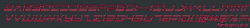 Avengergradital Font – Red Fonts on Black Background