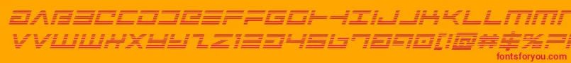 Avengergradital Font – Red Fonts on Orange Background