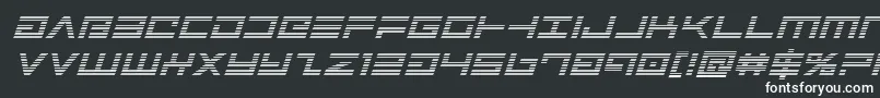 Шрифт Avengergradital – белые шрифты на чёрном фоне
