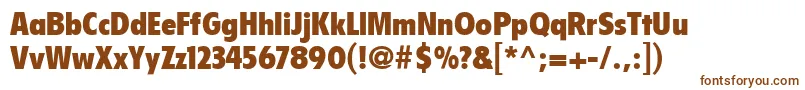 FlyerLtBlackCondensed Font – Brown Fonts
